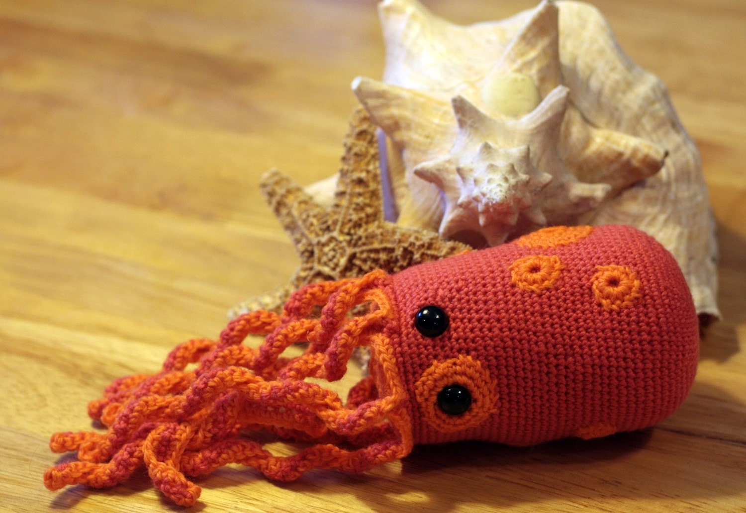 Pattern Directions for making an Amigurumi Sock Yarn Octopus Crochet PDF Pattern