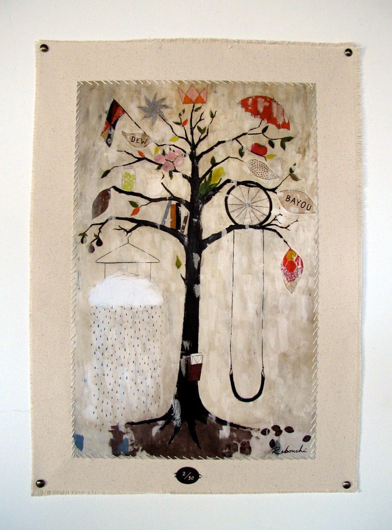 Bayou Tree (print tapestry)