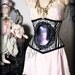 Marie Antoinette Cameo Corset in Rococo and Stripe Fabrics by Louise Black Custom made to your Measurements