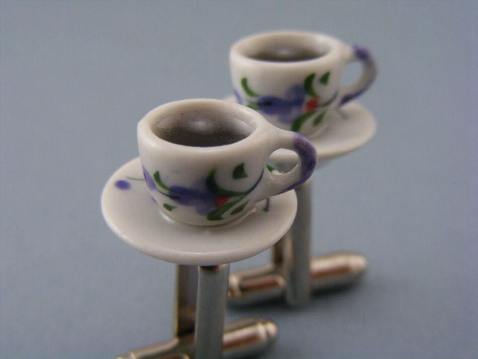 Black Coffee Cuff links