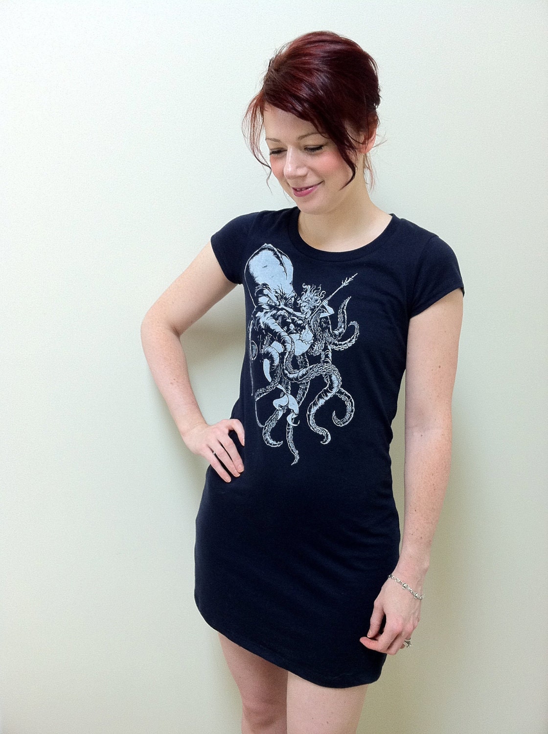 Octopus VS Mermaid Womens Dress