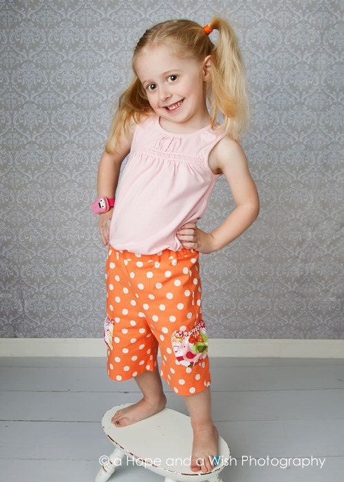 Cargo Shorts Sewing Pattern for Boys and Girls - PDF Pattern Sizes 2 through 8