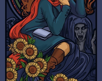 Pond Nouveau Print