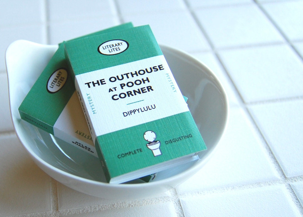 Witty and smart gag gift -- Literary Lites III -- When the air thickens, so should the plot