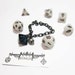 Eternal Void Stone Wristlet (Dungeons and Dragons D8 bracelet)