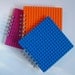 Reserved for Shannon Spiral bound notebook made with LEGO (r) plate Set of Three