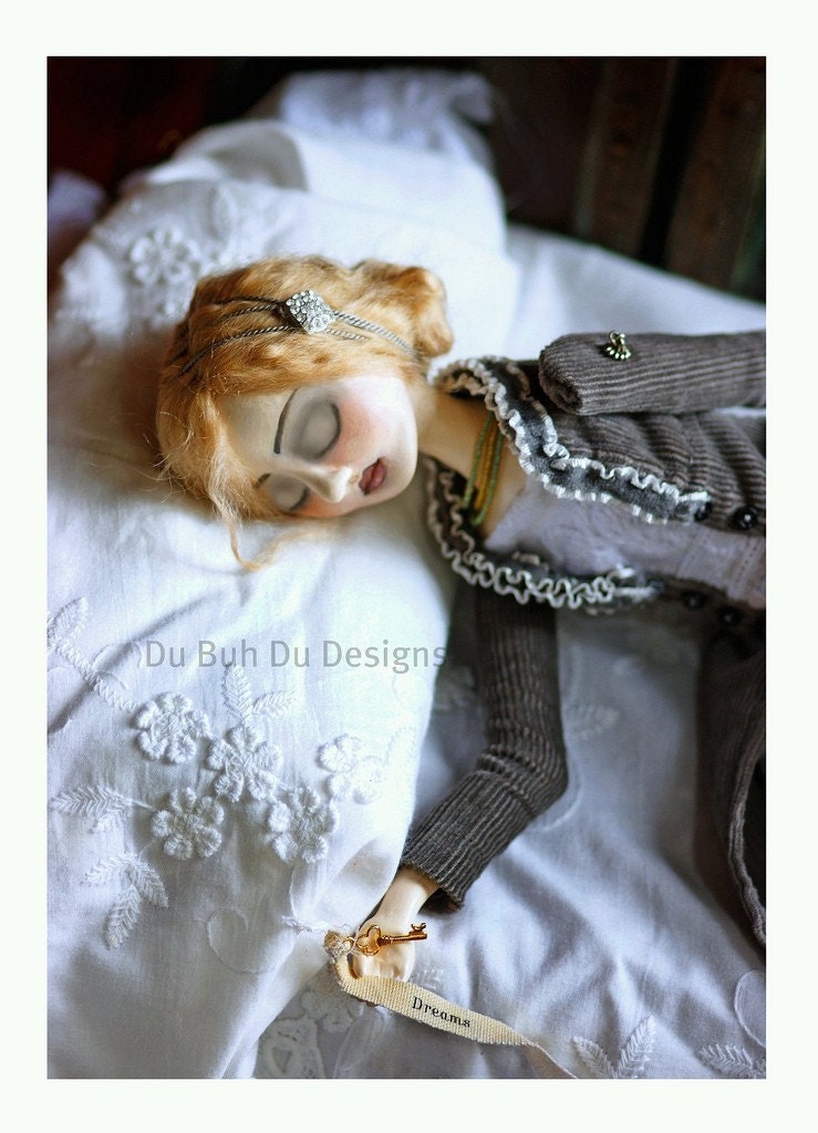 Art Doll Print-Sylvia Dreams by Christine Alvarado