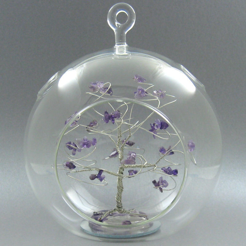 glass christmas ornament february birthstone purple glass christmas ornament february birthstone purple
