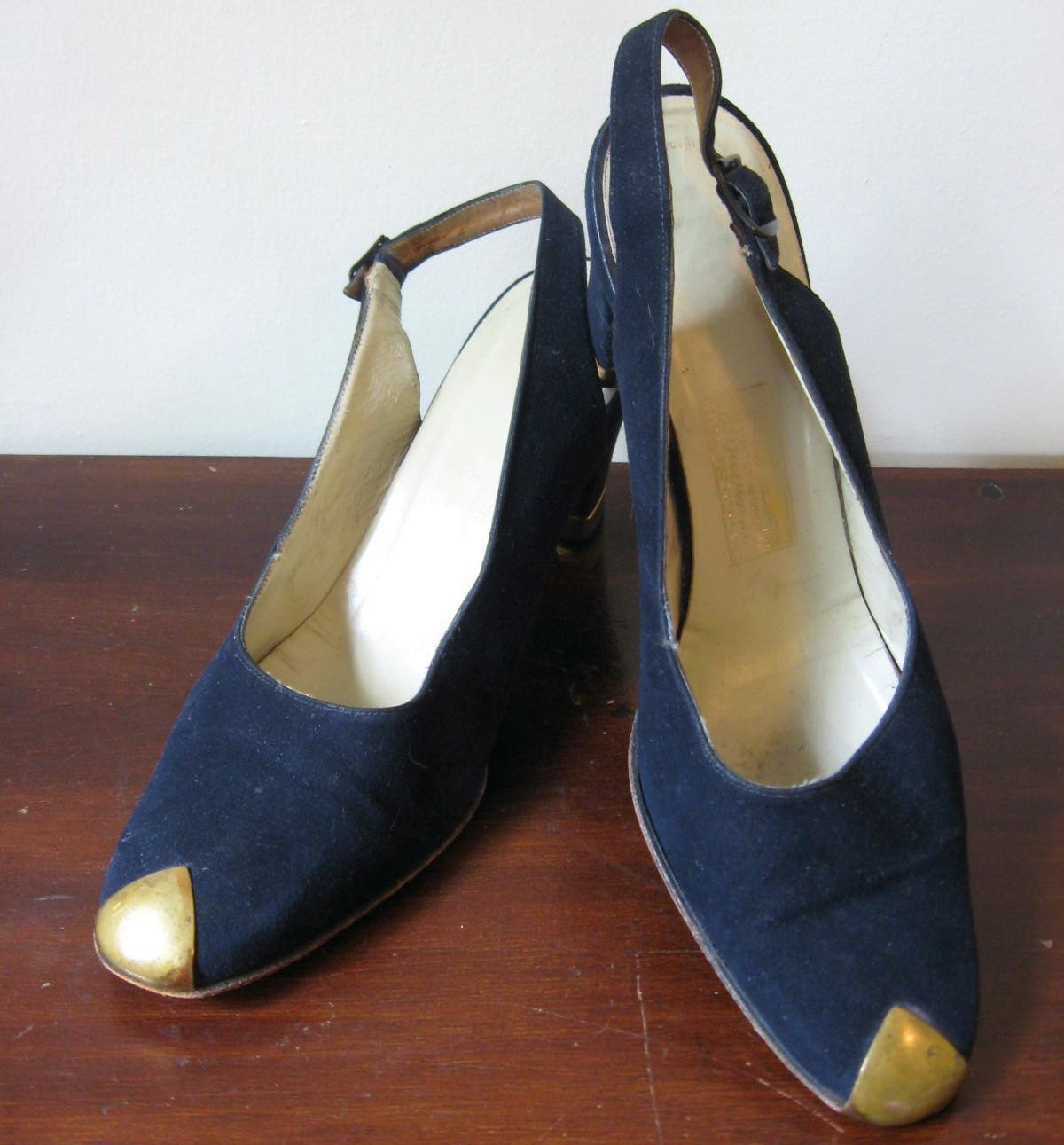 Blue Suede Shoes Heels