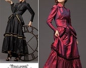 Diy Sewing Pattern-Simplicity 2207-Steampunk Blouse, Bustle and Skirt-Plus Size
