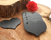 Chalkboard Heart gift tag set of 10 FREE SHIPPING