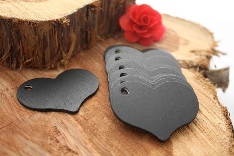 Chalkboard Heart gift tag set of 10 FREE SHIPPING