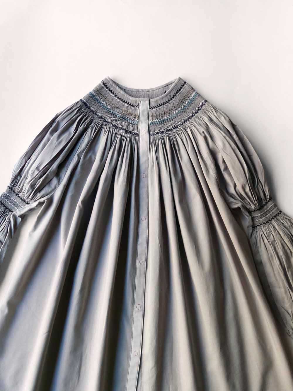 Roselyne Blouse - nO 042 - Long Sleeve -  Size M - Pearl Grey