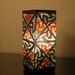 Batik Accent Lamp (Celtic Triangles)