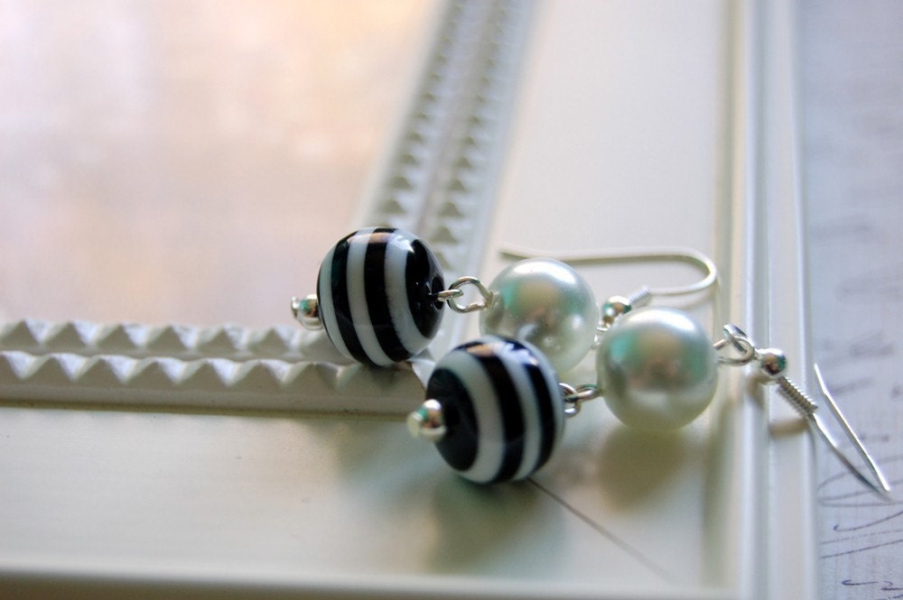 Classic Black and White Earrings Buy 3 Get 1 Free