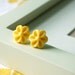 Yellow Flower Pinwheel Earrings Buy 3 Get 1 Free