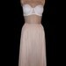 70s Olga Silky Nude Half Slip Secret Hug Beige Nylon Lingerie Size Small Medium Style 963