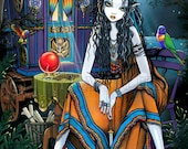 Remember Me Gypsy Fortune Teller Fairy Signed Fine Art Print