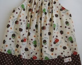 Sale 9 months Pillowcase Dress Apple Picking Fall  Ready to Ship Free Matching Hair Clip Included
