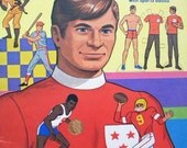 SALE-Vintage Big Jim and Big Jack Paper Doll Book - Uncut
