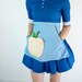 Apple Apron / Novelty Print Half Apron