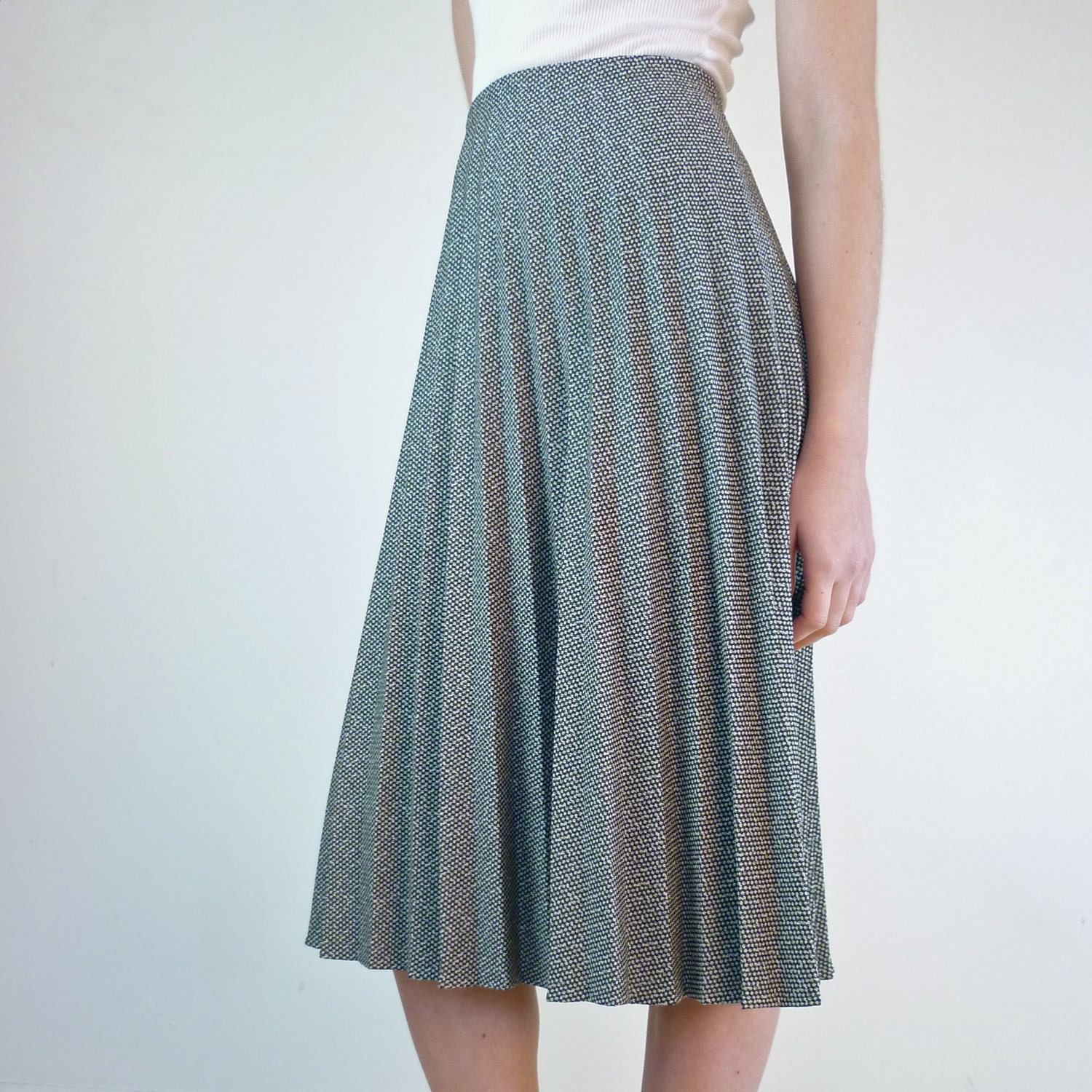 Accordion Pleated Skirt Plus Size Skirt By Jessjamesjake On Etsy