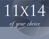 Choose any print in 11x14" (28x35cm) size