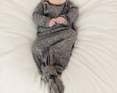 Baby Gift -Knottie baby sleeper- Stone 0-3 months