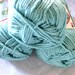 Eco Ways yarn, Aquarium Blue, Plarn, made from recycled plastics, Red Heart Yarn