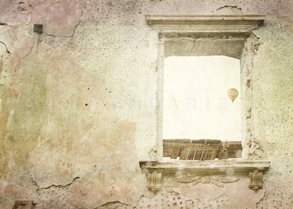 Lanscape photography, Fine Art Photography , Wall home decor, Home decor, Summer photography, Urban art, Hot Air Balloon, 5x7 (13x18cm)