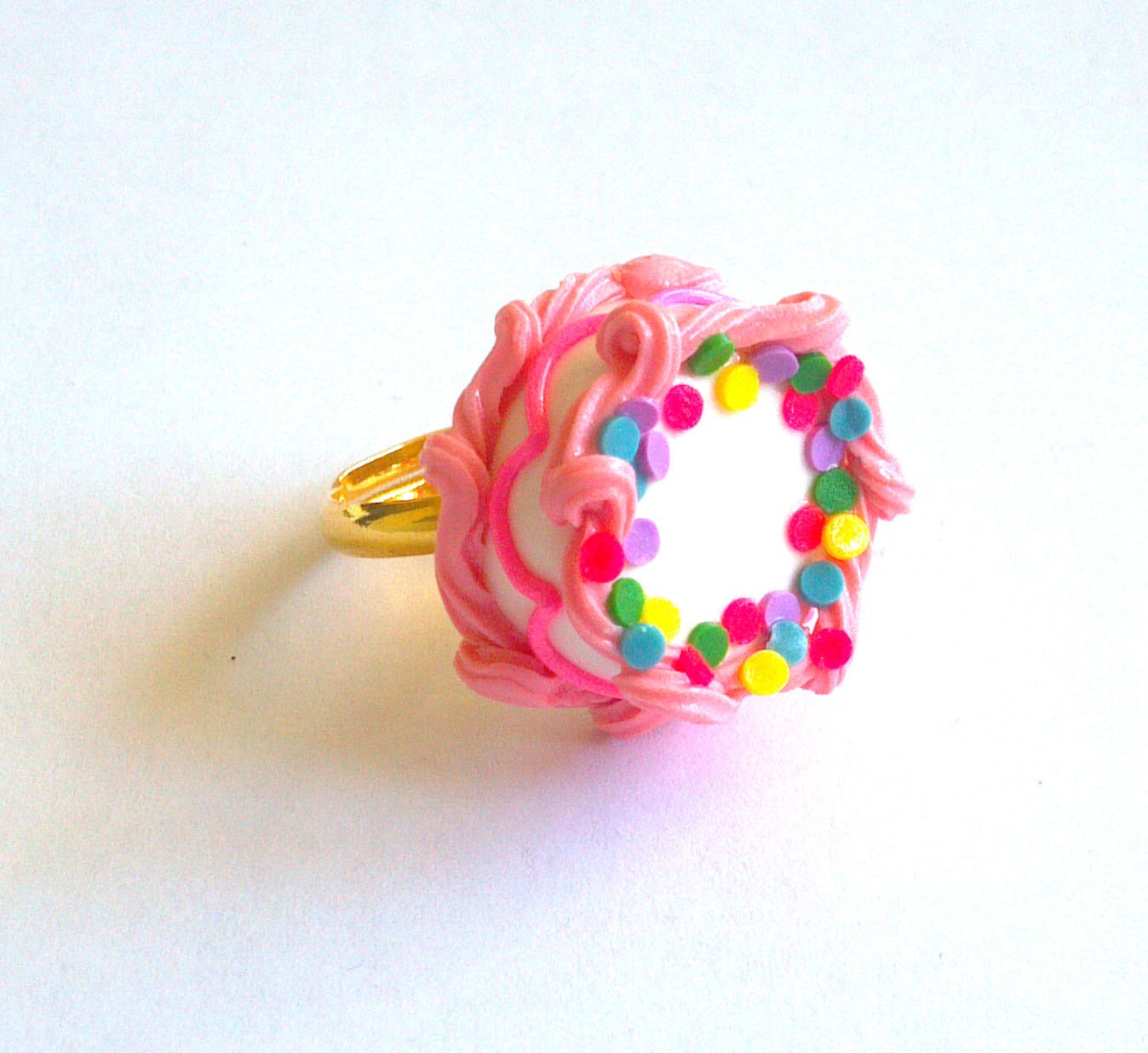 Pink Birthday Cake Ring