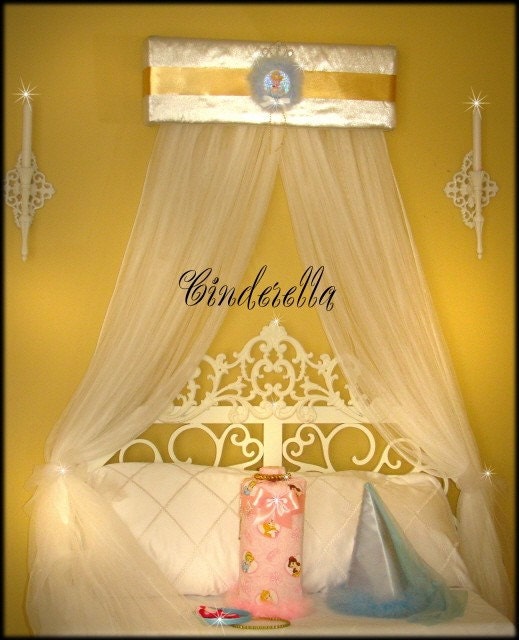 Cinderella Disney Bed Canopy Crown Princess Teester SaLe