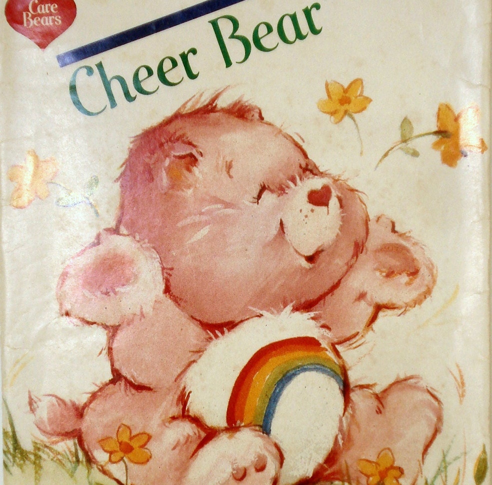 Vintage 1980s Care Bear Pattern Butterick 6230 Cheer Bear Factory Folded