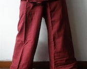 CRimSoN  Cotton THAI Fisherman Wrap Pants Perfect for all SIZE