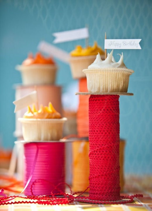 Custom Cupcake Flags-12