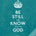 Be Still And Know, Modern Scripture Wall Art, Keep Calm Crown Bible Design (16x20)
