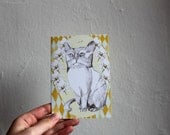 Card: Beady Eyed Cat