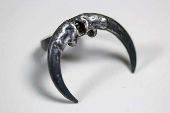 naja ring. owl talon crescent.