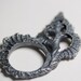 the sea witch. shell skeleton ring.
