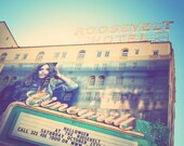 LA photography, Old Hollywood photograph, historic Roosevelt Hotel California Los Angeles academy awards ceremony nightlife Marilyn Monroe