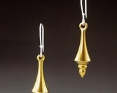 Tribal Brass Drop Earrings