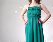 Party dress stunning handmade revamped vintage medium SARGASSO SEA
