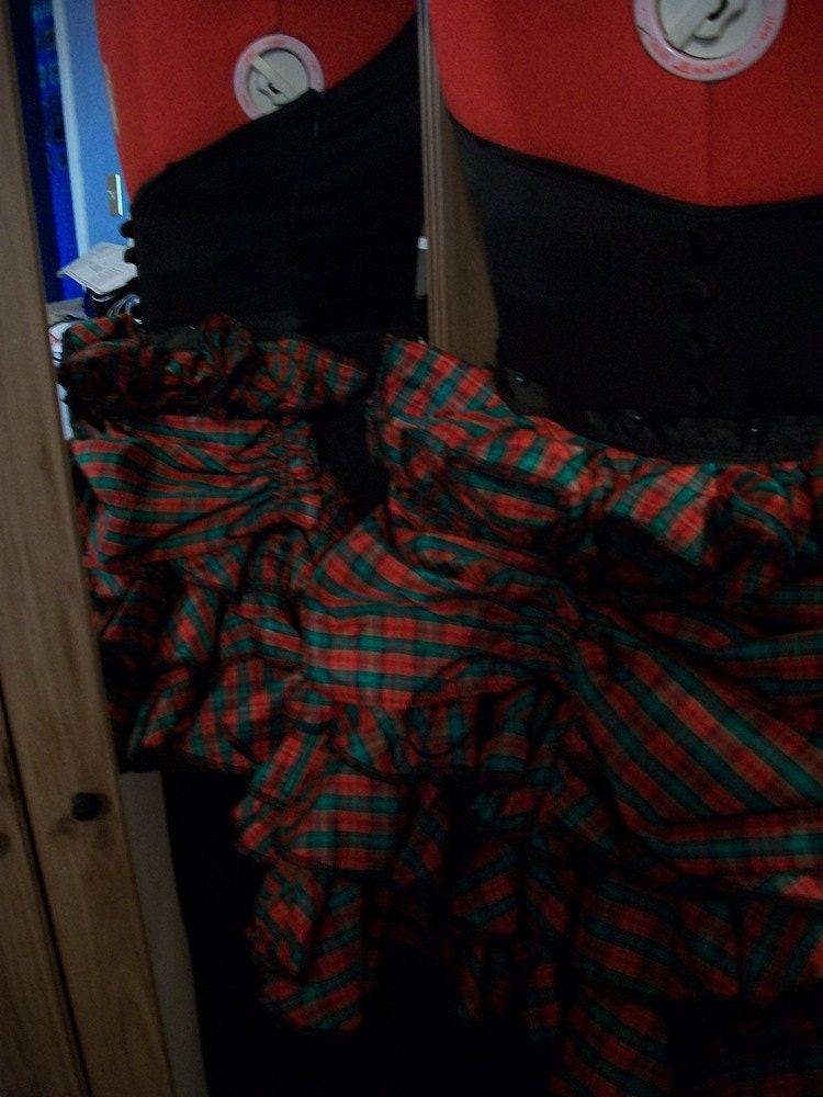 All Tartaned Up Bustle OOAK