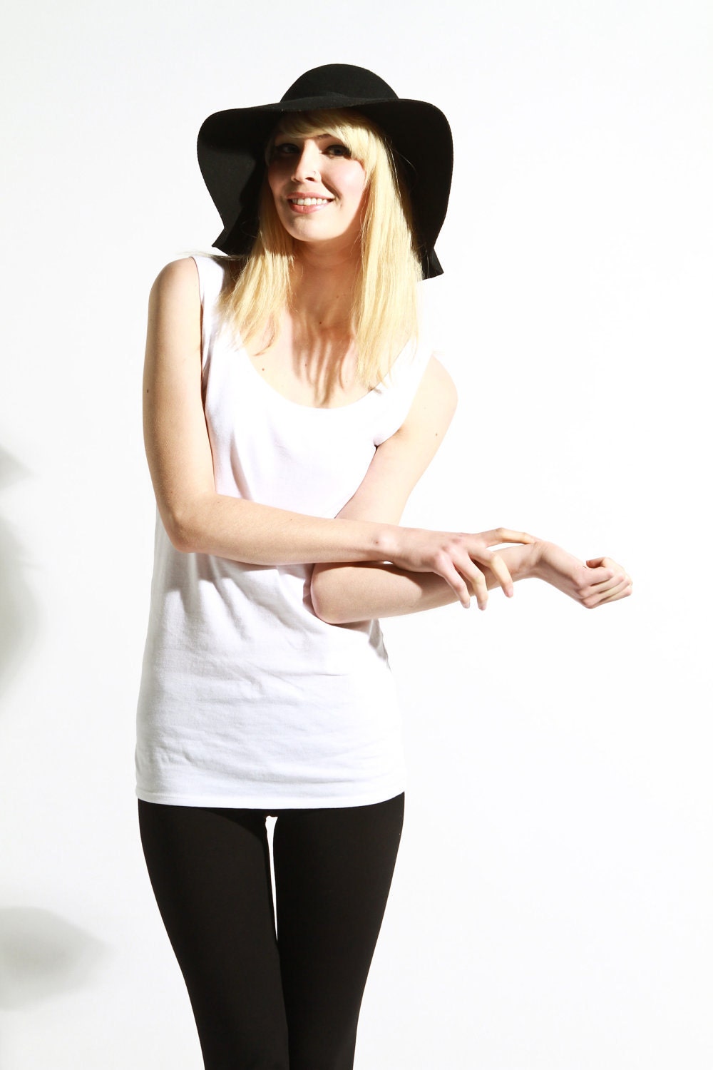Essential Bestfriend Standard Long Tank Womens Top