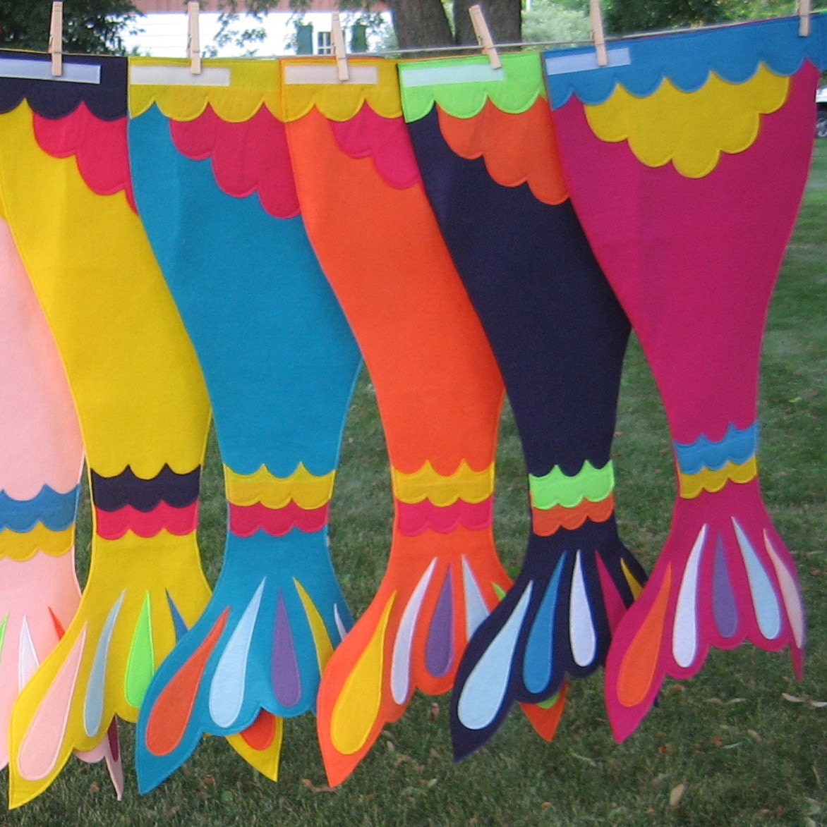 Mermaid Tail and Matching Crown, Choose Your Color, Choose Your Crown and Applique, Custom Order