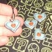 Legend of Zelda Heart Container Cell phone charm Transparent Hand Sculpted