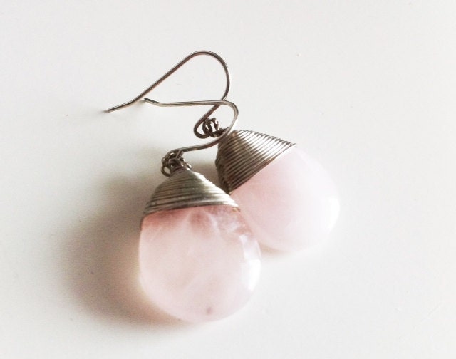 Rose Quartz Earrings