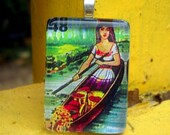 Mexican Senorita Lotteria Pendant