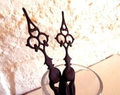 Steampunk Clock hand Gothic Hair Sticks- 2 - Braving the Elements, Petite