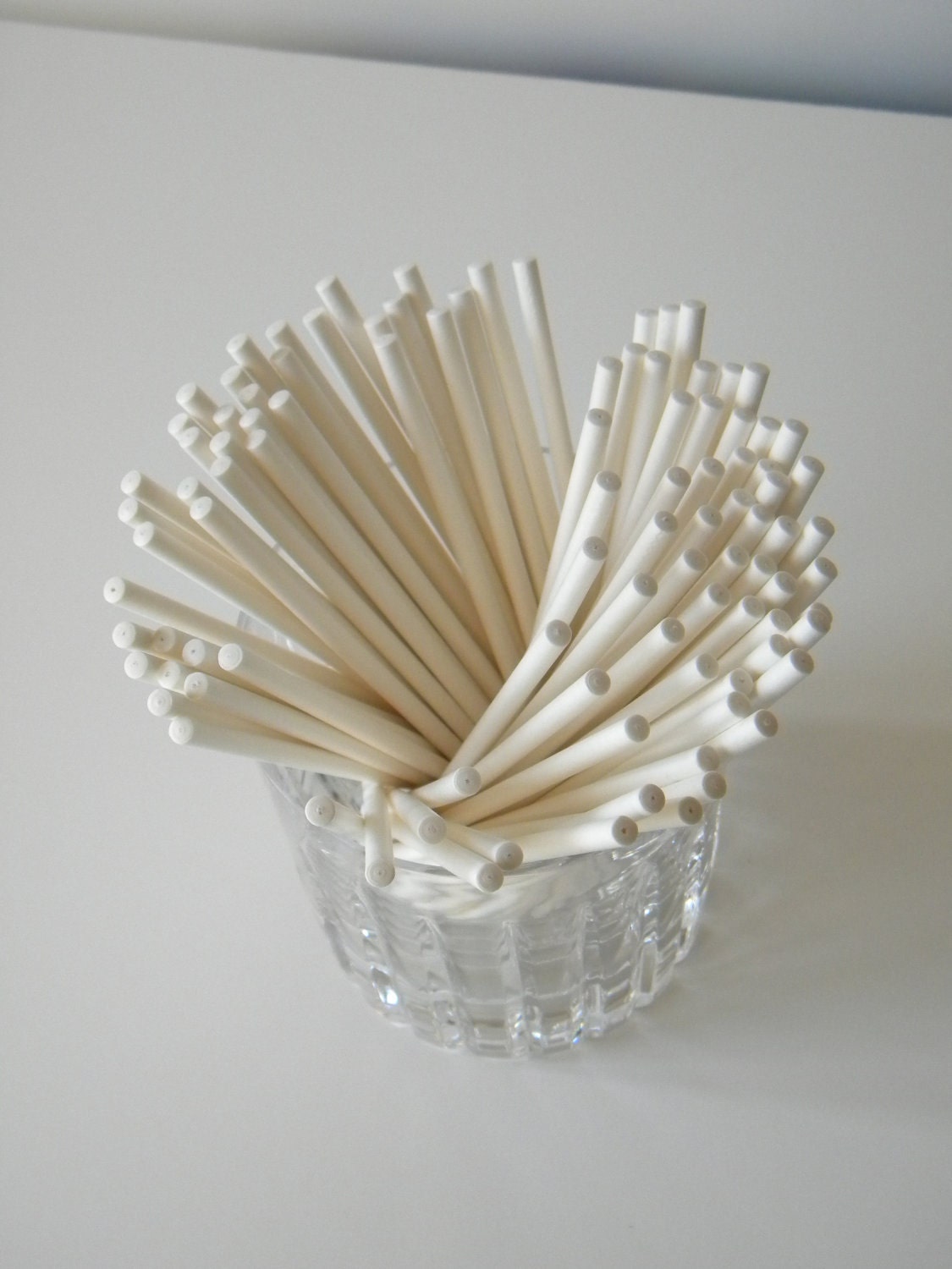 4 1/2" Lollipop Sticks for Cake Pops, Suckers, Cupcake Toppers, Set of 100, White, 4 1/2 inch